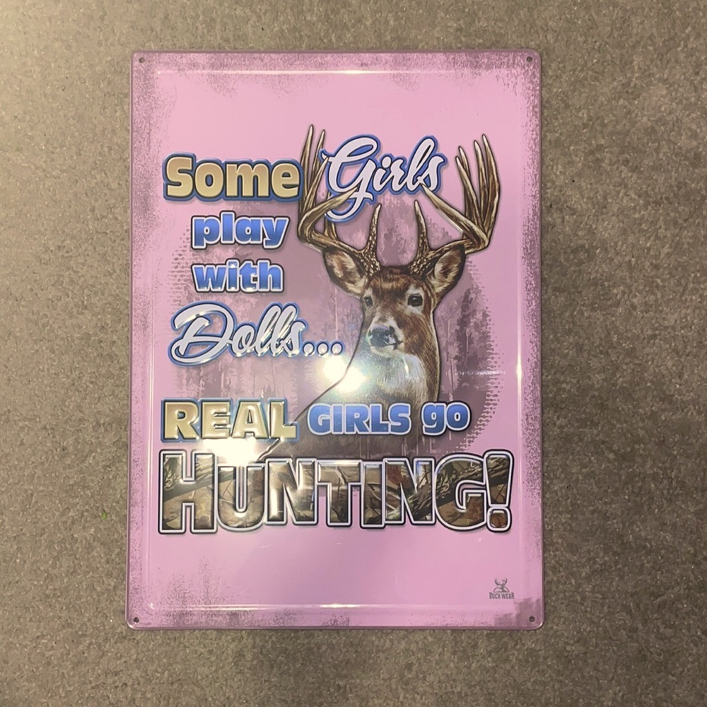 Girl Hunting Sign